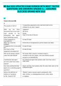 MS Bail 2025 UPDATED EXAM VERSION WITH MOST TESTED  QUESTIONS AND ANSWERS GRADED A&plus; &vert; ASSURED  SUCCESS BRAND NEW 2025