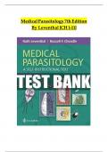 Test Bank For Medical Parasitology 7th Edition By Leventhal &lpar;Ch 1 To 11&rpar; Update &lpar; pdf file &rpar;