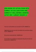 SIDA BADGE SFO ACTUAL EXAM WITH CORRECT ACTUAL QUESTIONS AND CORRECTLY WELL DEFINED ANSWERS LATEST 2025  ALREADY GRADED A&plus;   