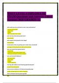 WSET LEVEL 4 DIPLOMA D1 EXAM Questions and Answers Latest Versions 2025 GRADED A&plus;