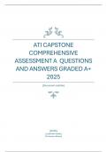 ATI CAPSTONE  COMPREHENSIVE  ASSESSMENT A  QUESTIONS  AND ANSWERS GRADED A&plus;  2025