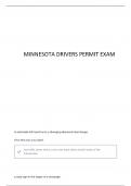MINNESOTA PERMIT TEST 2023 UPDATED 2025 100&percnt; PASS 