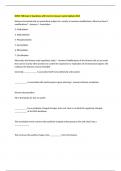BMSC 708 Exam 3 Questions with Correct Answers Latest Update 2025 