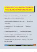 NAB EXAM STUDY STAN MUCINIC EXAM QUESTIONS AND ANSWERS 100&percnt; PASS
