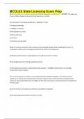 MCOLES State Licensing Exam Prep