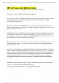 RDHAP Law and Ethics Exam