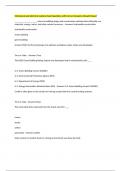 Mechanical and electrical systems Exam Questions with Correct Answers Already Passed 