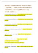 TNCC 8th Edition FINAL PROVIDE TESTbank &lpar;Latest 2025 &sol; 2026 Update&rpar; Real Questions and Verified Answers &vert; 100&percnt; Correct &vert; Already Graded A&plus;&period;