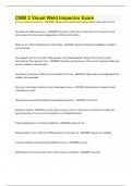 CWB 2 Visual Weld Inspector Exam