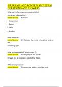 AIRFRAME AND POWERPLANT EXAM QUESTIONS AND ANSWERS&period;docx