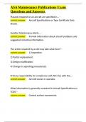 ASA Maintenance Publications Exam Questions and Answers&period;docx