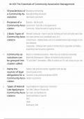 M-100 The Essentials of Community Association Management