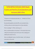 NEW RPSGT EXAM- 2018 Study Guide and Practice Test Questions and Answers 100&percnt; Pass