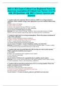2025 CCRN Exam &lpar;Critical Care Registered Nurse&rpar; by  American Association of Critical Care Nurses &lpar;AACN&rpar;  with 150 Questions with 100&percnt; Correct Answers and  Answers 