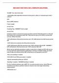 MEF-CECP TEST WITH 100&percnt; COMPLETE SOLUTIONS 