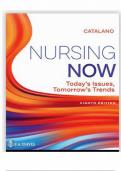 Test  Bank for Nursing Now Today's Issues&comma; Tomorrows Trends 8th Edition By Joseph T&period; Catalano 