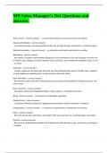 MN Salon Manager-s Test Questions and answers
