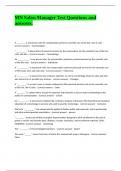 MN Cosmetology Manager Test Questions & Answers