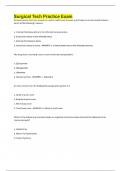Surgical Tech Practice Exam