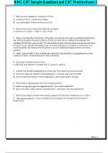 NMC CBT Sample Questions and CBT Practice Exam 2