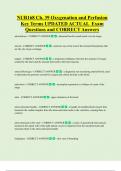 NUR168 Ch&period; 39 Oxygenation and Perfusion  Key Terms UPDATED ACTUAL  Exam  Questions and CORRECT Answers 