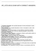 ipc j-std-001G exam with correct answers