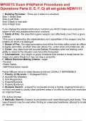 MPOETC Exam &num;16&lpar;Patrol Procedures and Operations Parts D&comma; E&comma; F&comma; G&rpar; all set guide NEW&excl;&excl;&excl;&excl;&excl;&excl;