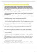 Accident and Sickness Insurance Test Questions with Correct Answers Already Passed 
