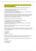 EOR HEALTH EXAM PAPER 2025&sol;2026 QUESTIONS WITH SOLUTIONS GRADED A&plus;