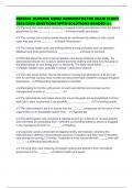 FEDERAL NURSING HOME ADMINISTRATOR EXAM SCRIPT 2025&sol;2026 QUESTIONS WITH SOLUTIONS GRADED A&plus;