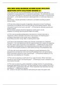 HESI MED SURG MARKING SCHEME EXAM 2025&sol;2026 QUESTIONS WITH SOLUTIONS GRADED A&plus;