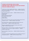 NATIONAL PESTICIDE APPLICATOR CERTIFICATION CORE TEST EXAM 2025 NEWEST UPDATE COMPLETE Q&AS