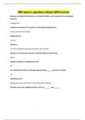 BBH exam 1 questions Solved 100&percnt; Correct
