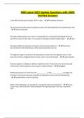 BBH Latest 2025 Update Questions with 100&percnt; Verified Answers