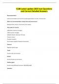 C180 Latest update 2025 test Questions and Correct Detailed Answers