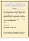 WGU D514 OBJECTIVE ASSESSMENT FINAL&sol;WGU D514 ANALYTICAL METHODS  OF HEALTHCARE LEADERS OA EXAM LATEST 2025 ACTUAL EXAM WITH  COMPLETE QUESTIONS AND CORRECT DETAILED ANSWERS &lpar;100&percnt; VERIFIED  ANSWERS&rpar; &vert;ALREADY GRADED A&plus;&vert; &vert;&vert;PROFESSOR VERIFIED&vert;&vert;   &vert;&vert;BRANDNEW&excl;&excl;