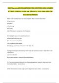 NCC EFM practice NCC EFM ELECTRONIC FETAL MONITORING EXAM BANK 2025 ACCURATE CURRENTLY TESTING AND FREQUENTLY TESTED EXAM QUESTIONS WITH VERIFIED ANSWERS