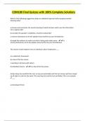 COM100 Final Quizzes with 100&percnt; Complete Solutions