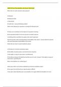 OWW OIT Exam Prep Questions and Answers Fully Solved