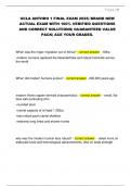 UCLA ANTHRO 1 FINAL EXAM 2025&vert; BRAND NEW  ACTUAL EXAM WITH 100&percnt; VERIFIED QUESTIONS  AND CORRECT SOLUTIONS&vert; GUARANTEED VALUE  PACK&vert; ACE YOUR GRADES&period; 