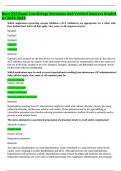 Nurs-225 Exam 1cardiology Questions And Verified Answers Graded A&plus; 2023-2024