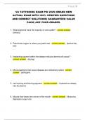VA TATTOOING EXAM PSI 2025&vert; BRAND NEW  ACTUAL EXAM WITH 100&percnt; VERIFIED QUESTIONS  AND CORRECT SOLUTIONS&vert; GUARANTEED VALUE  PACK&vert; ACE YOUR GRADES&period; 