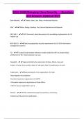 WGU C838 Managing Cloud Security - &vert; Questions And Answers Updated 2025