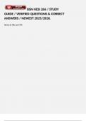 HESI RN Comprehensive Health Assessment Study Guide Combined Documents &lpar;All Comprehensive&rpar;&period; 