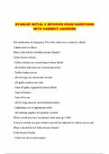 RYANAIR INITIAL 3 REVISION EXAM QUESTIONS WITH CORRECT ANSWERS