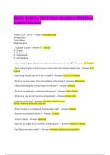 Sports Medicine EOPA Exam Questions With New Update Solutions