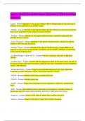 Sports Medicine EOPA Exam Questions With Verified Answers