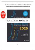 solution manual for FundFundamentals of Taxation for Individuals and Business Entities A Practical Approach&comma; 2025 Edition 2nd Edition by carnes Chapter 1-18