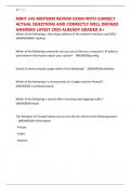 NWIT 245 MIDTERM REVIEW EXAM WITH CORRECT ACTUAL QUESTIONS AND CORRECTLY WELL DEFINED ANSWERS LATEST 2025 ALREADY GRADED A&plus;