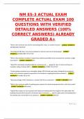 NM ES-3 ACTUAL EXAM COMPLETE ACTUAL EXAM 100 QUESTIONS WITH VERIFIED DETAILED ANSWERS &lpar;100&percnt; CORRECT ANSWERS&rpar; ALREADY GRADED A&plus;